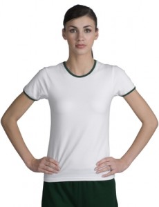 Sport-Tek L202 Ladies Ringer T-Shirt.