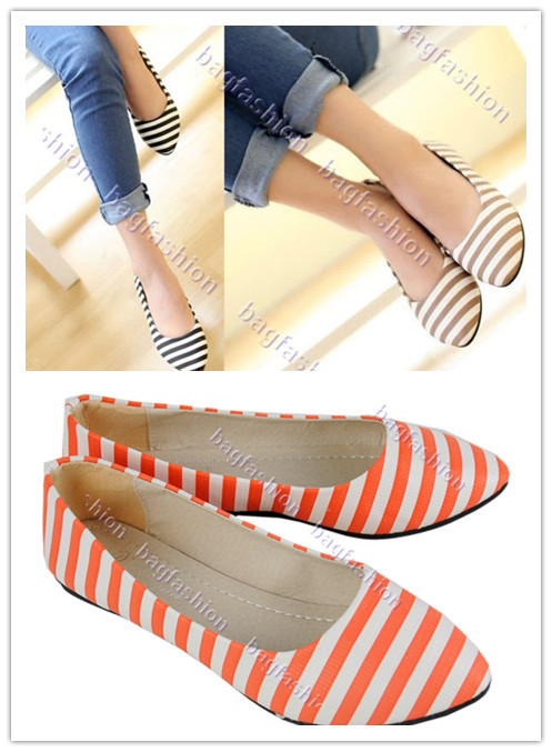 striped shoe
