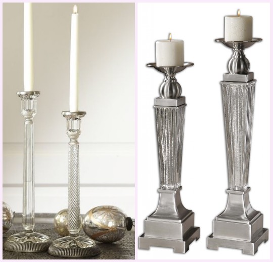 nyfifth Glass candle holders