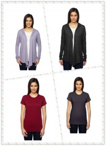 nyfifth-ladies-eco-jersey-warmup-wrap-organic-cotton-short-sleeve-tee Shirt