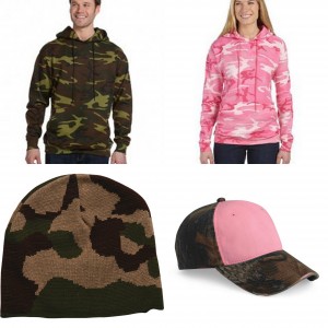Code V Camouflage Hoodie Bayside Camouflage Knit Beanie Outdoor Cap Frayed Ladies Camouflage Cap from NYFifth
