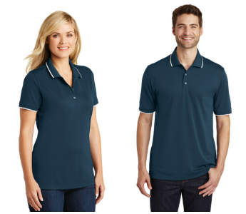 Port Authority Tipped Dry Zone® UV Micro-Mesh Polos from NYFifth