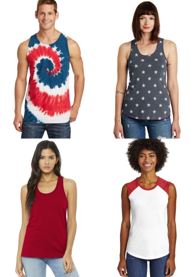 Tank Tops for 4th of July from NYFifth