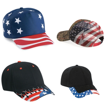 USA Flag Hats for 4th of July from NYFifth