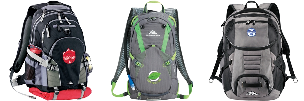 High Sierra Custom Backpacks from NYFifth