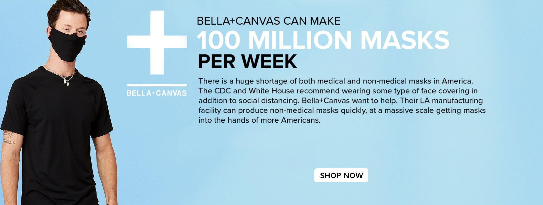 Bella Canvas Face Cover from NYFifth