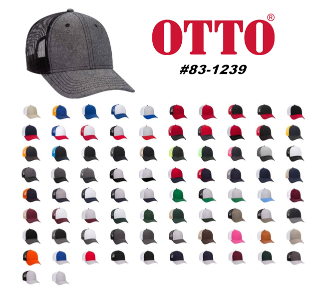 OTTO Cap 83 1239 6 Panel Low Profile Contrast Stitch Mesh Back Caps from NYFifth.jpg