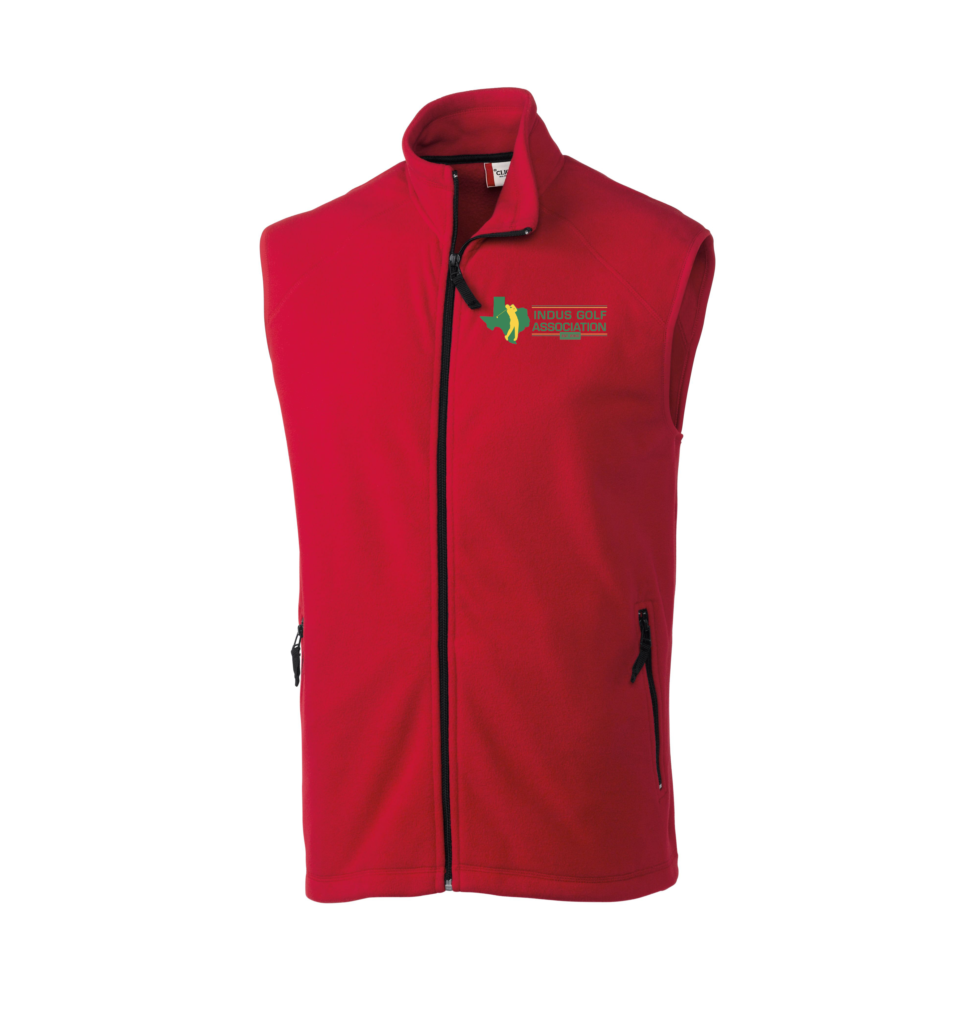 custom design of CUTTER & BUCK MQO00026 - Clique Men's Summit Full Zip Microfleece Vest