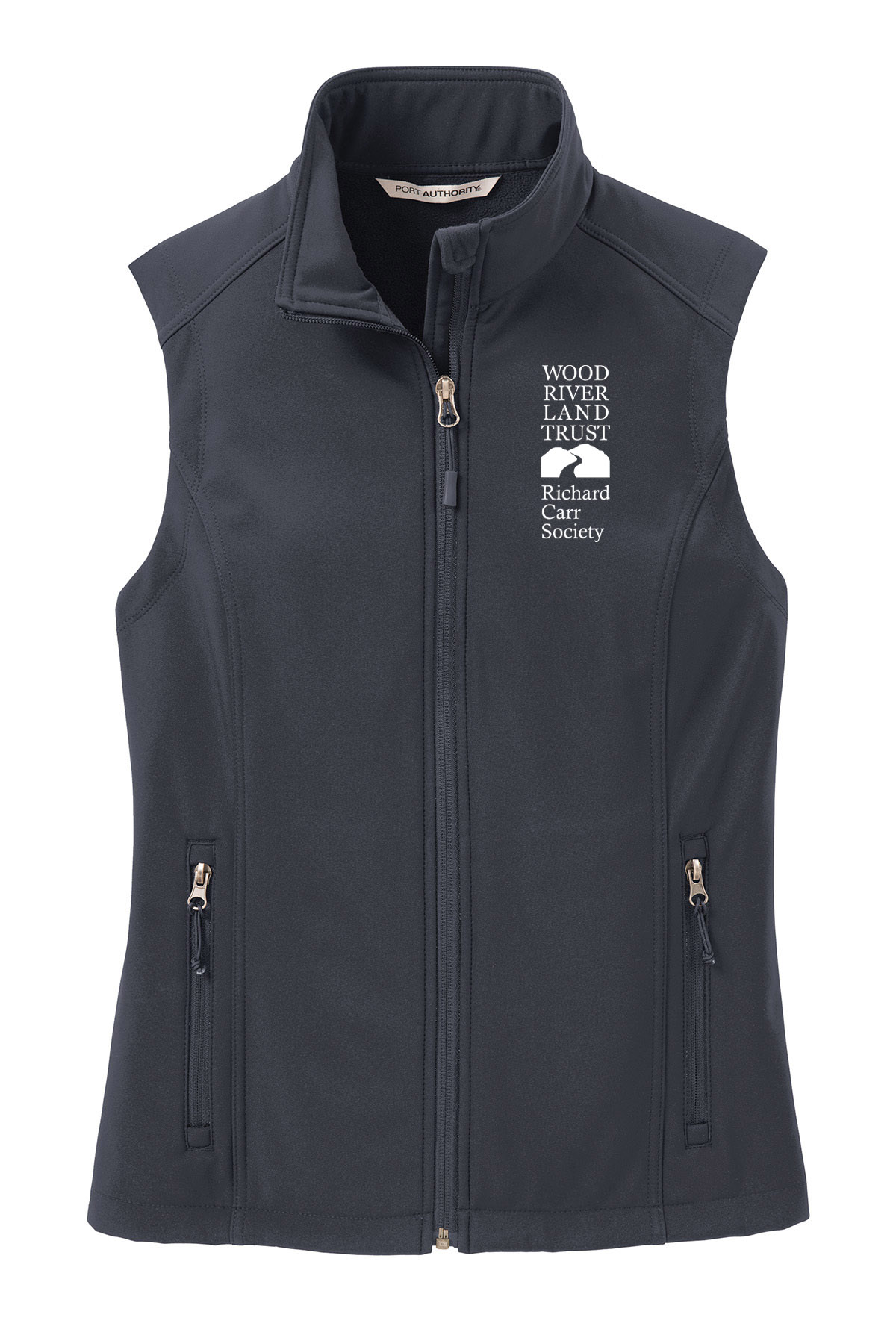custom design of Port Authority L325 Ladies Core Soft Shell Vest