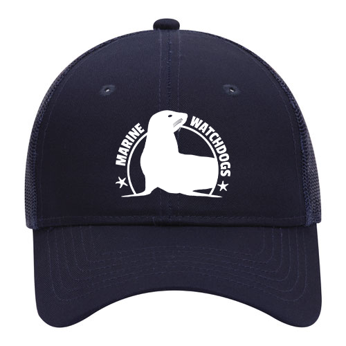 custom design of OTTO Cap 30-287 - 6-Panel Cotton Blend Mid-Profile Trucker Hat