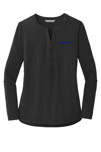 custom design of Port Authority LW701 - Ladies 3/4-Sleeve Tunic Blouse
