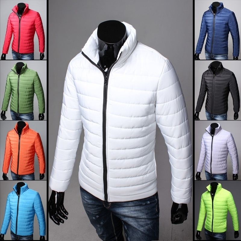 Men's Winter Cotton-padded Jacket Slim Thickened Coat Korean