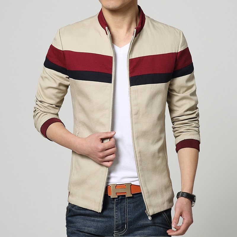 Europe Style Multicolor Men's Cotton Coat L-XXXXL