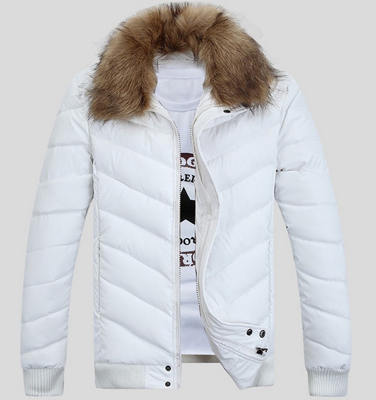 Mens Winter Jacket Wadded Coats Outerwear Male Slim Casual Cotton Outdoors Outwear Down Jackets