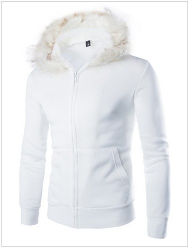 New winter fur collar hooded cardigan sweater wholesale trade Fleece Jacket