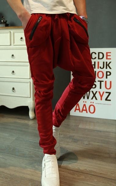 The new trend of Korean men's athletic pants feet against hip hop Wei pants pants fashion casual pants Haren