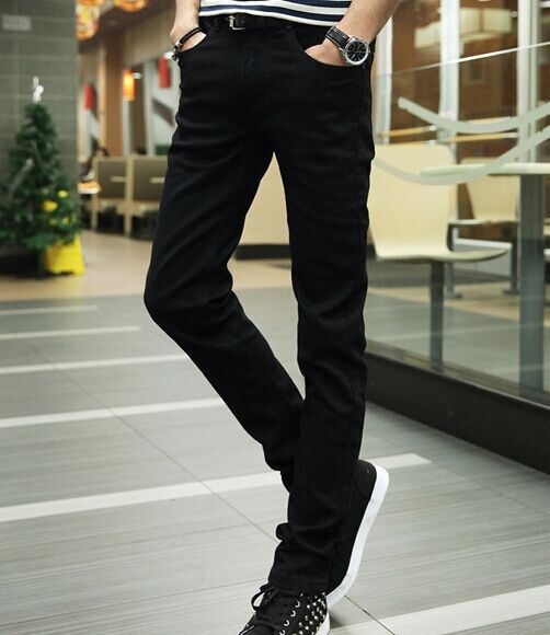 Men's Tight Fitting Jeans Stretch Jeans