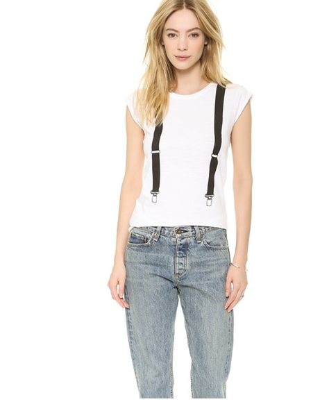 Fashion women elegant white Straps print short T-shirt Casual short sleeve O-neck fit streetwear brand shirt