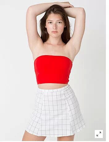 Fashion Women Red sexy sleeveless slash neck off shoulder backless stretch casual Bra Tank crop Tops