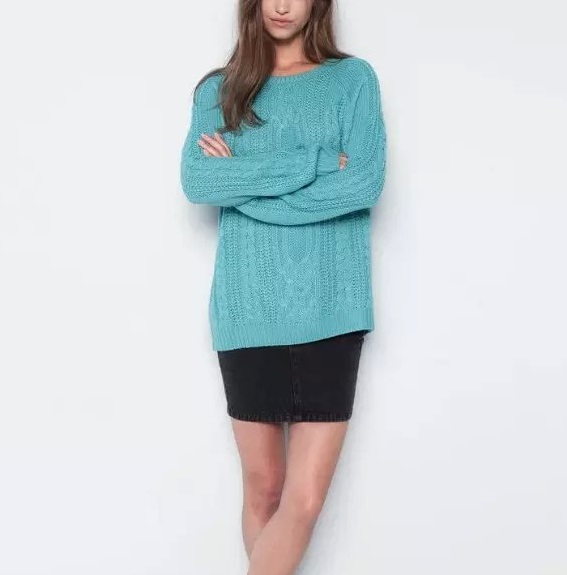 Knitting sweaters for Women School Style Autumn Fashion O-Neck Pullover long Sleeve Casual women vogue