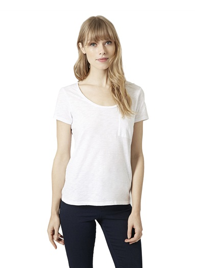 New Fashion Women Elegant White T-shirt O-neck short sleeve pocket casual fit brand designer tops female