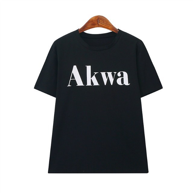 Fashion women Elegant stylish letter print black T-shirt short sleeve O-neck streetwear Shirts casual brand tops