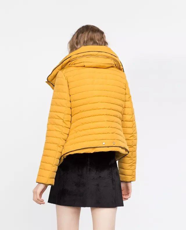 Winter Jacket Women Elegant Yellow Thick Warm Cotton Faux Fur neck hooded Zipper Pocket Parkas casual brand Outwear Coat