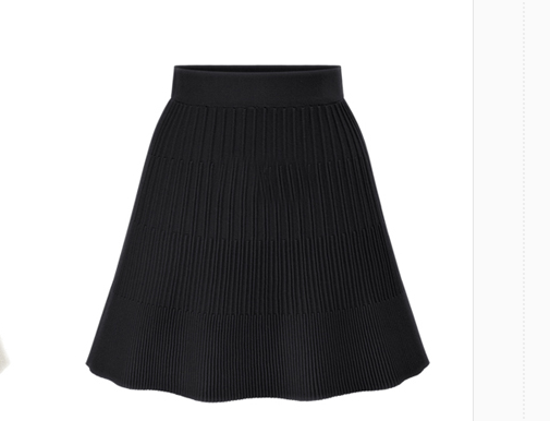 Women skirts Fashion Knitted Stretch high waist short Pleated Saia Faldas Jupe mini casual brand winter autumn