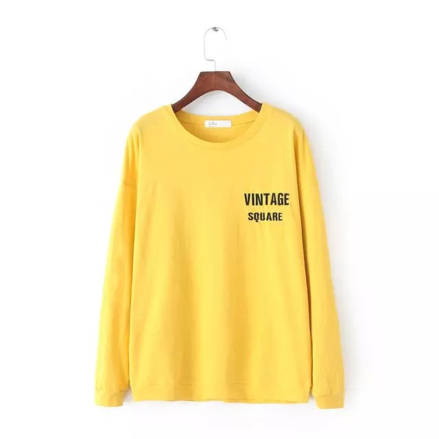 Women Sweatshirts Fashion cotton Letter Embroidery Sports Pullover O-neck batwing sleeve hoodies Casual loose brand tops