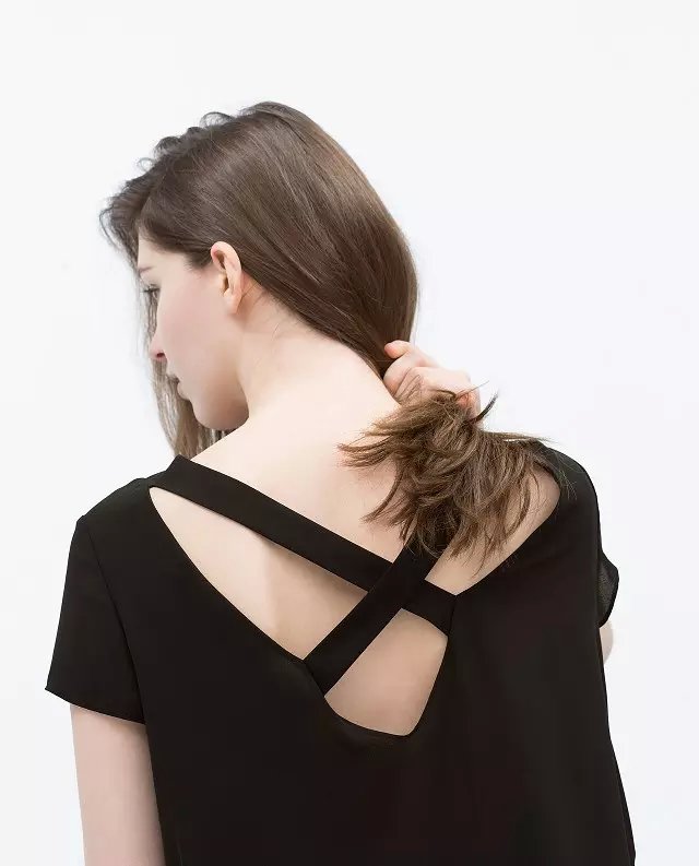 Fashion Summer Women Elegant Lace vintage Backless O neck short sleeve shirts casual brand tops
