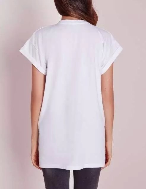 Fashion women Elegant stylish letter print white T-shirt short sleeve O-neck streetwear Shirts casual brand tops