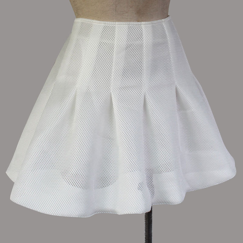 Autumn Fashion Women Ball Gown white Black Tutu Skirt Casual Casual brand Quality Zipper skirts plus size