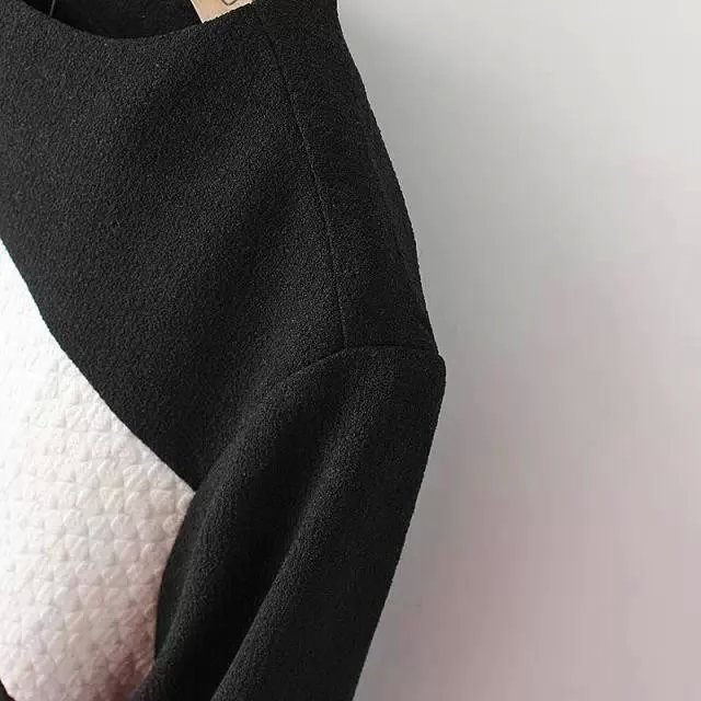 Autumn Fashion Women white stripes print black Embossing Blouses Vintage Three Quarter Sleeve Shirts Casual Brand Tops