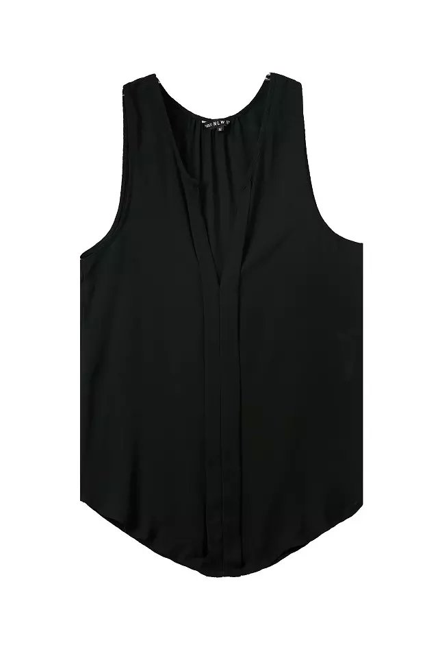 Fashion women elegant black blouses shirt vintage sleeveless casual Brand tops