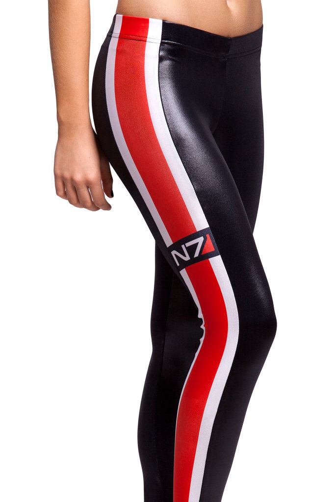 Sexy Leggings for Women Fashion Autumn Elegant red white striped Print Elastic Waist Sport Pants Trousers Brand Female