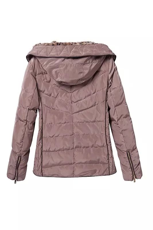 Winter Jacket Women Elegant Fur Dowm Hooded Zipper Pocket Parka Long Sleeve Coat Outwear Casual Parkas Mujer
