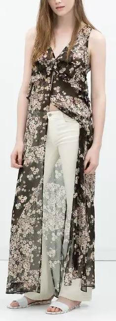 Fashion Summer Womens Chiffon floral print Long Dresses V-neck Button Sleeveless casual brand designer dress