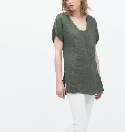 Fashion Women cotton linen blouses vintage short sleeve V neck shirts brand tops casual blusas femininas
