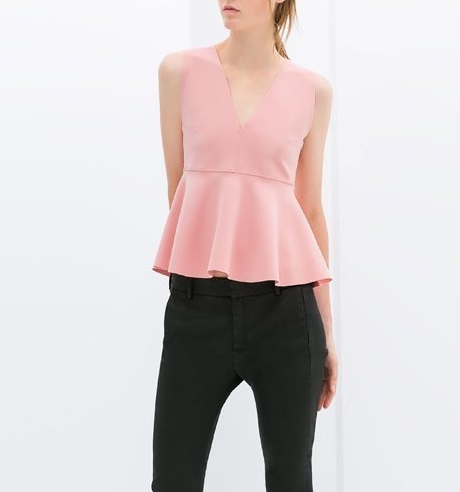 Summer Fashion Women Sexy Pink Ruffle V-neck sleeveless brand short Tank Crop tops