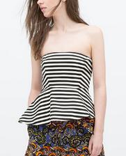 Summer Fashion women Sexy Stripe spaghetti strap Irregular sleeveless Zipper Tank brand designer tops