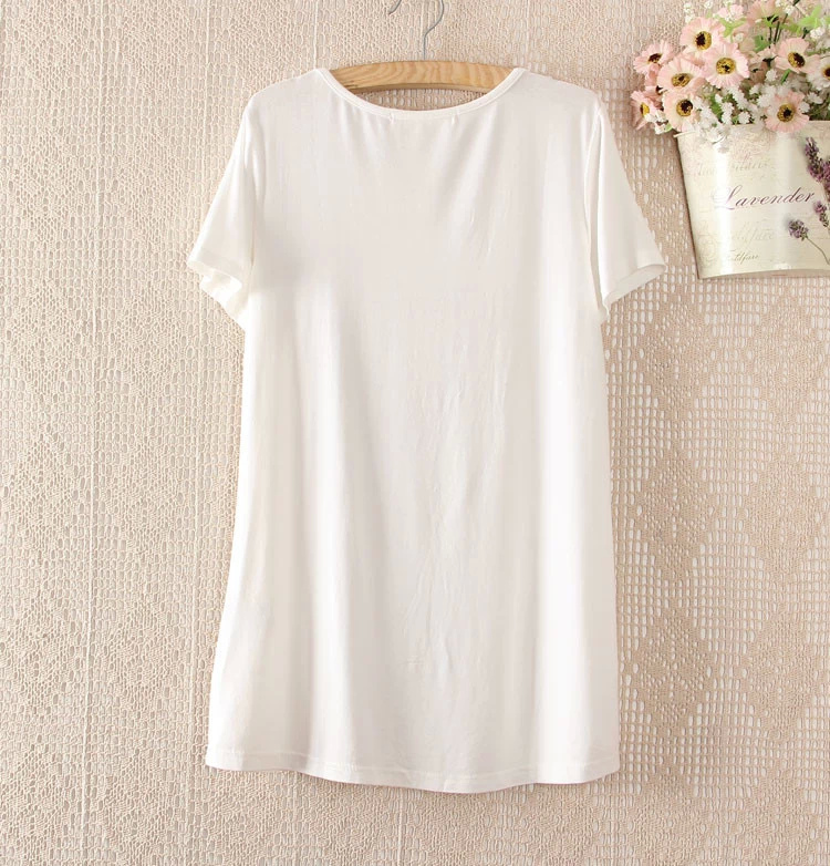 Fashion Summer Women Elegant Love Heart print white T shirt O Neck short sleeve Shirts Casual Brand Tops