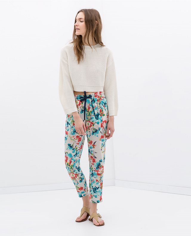 New Fashion Ladies' elegant print Pants Skinny europe style casual slim quality brand designer Trousers Hot Sale