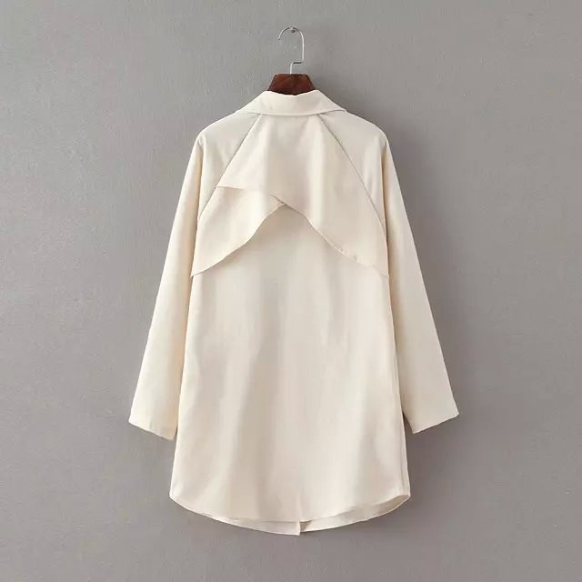 Fashion Autumn Style Office Lady elegant Cotton trench coat for women long coats Casual brand windbreaker female