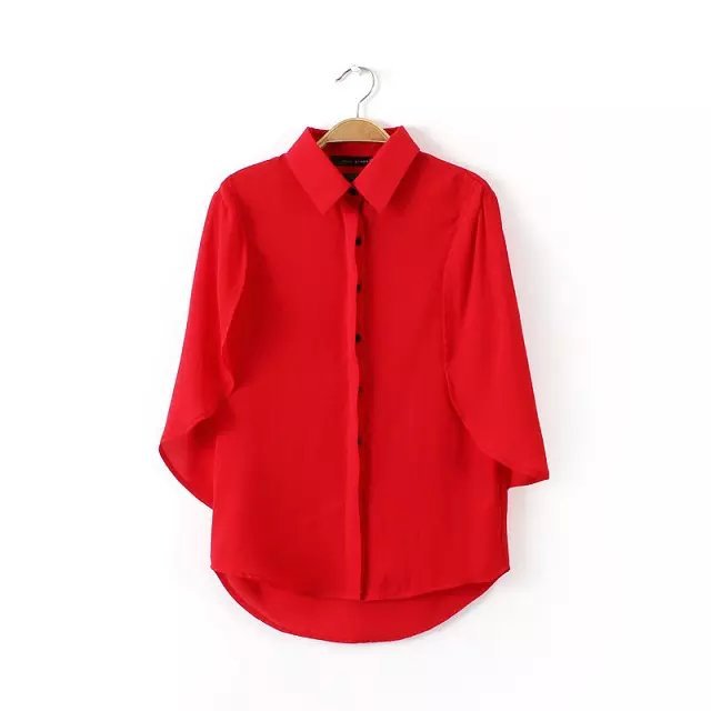 Fashion Summer Women Elegant Blouse And Skirt Two Piece Set Turn-down collar Cloak Sleeve button casual shirts