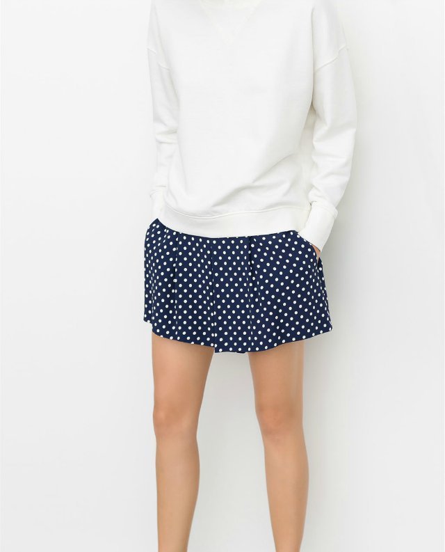 03L97 New Fashion Ladies' Elegant dots print shorts office lady baisc shorts casual Slim brand designer shorts