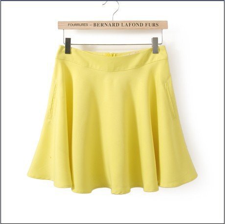 KG07 Summer Fashion Women Elegant pleated Skirts vintage Zipper casual brand designer skirt