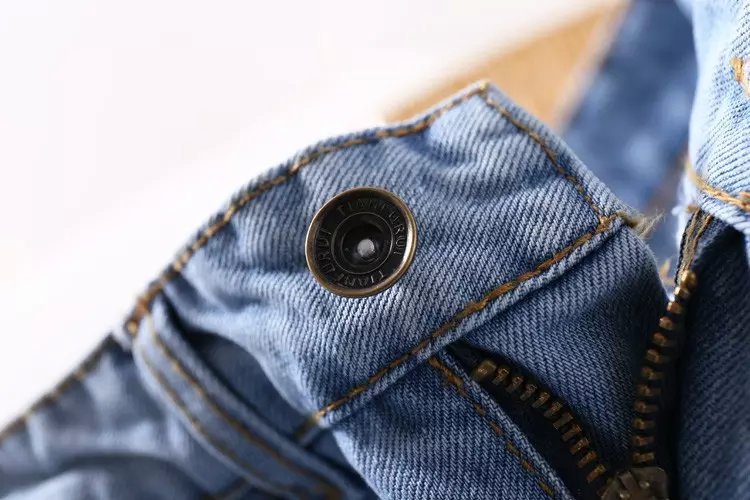 WS08 Summer New Fashion Women Vintage Denim blue Buttons Pocket Cuffs Casual Jeans Shorts