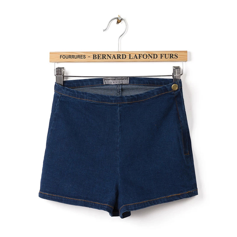 XD00 Summer Fashion Women Sexy Stretch Side denim zipper shorts casual slim brand design shorts Plus Size