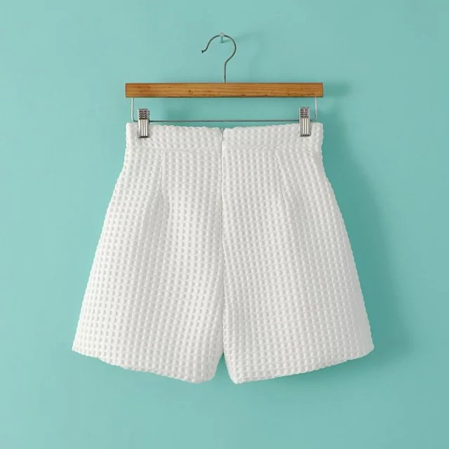 WN07 Fashion Summer Ladies' elegant zipper Bow Tie shorts quality casual slim shorts
