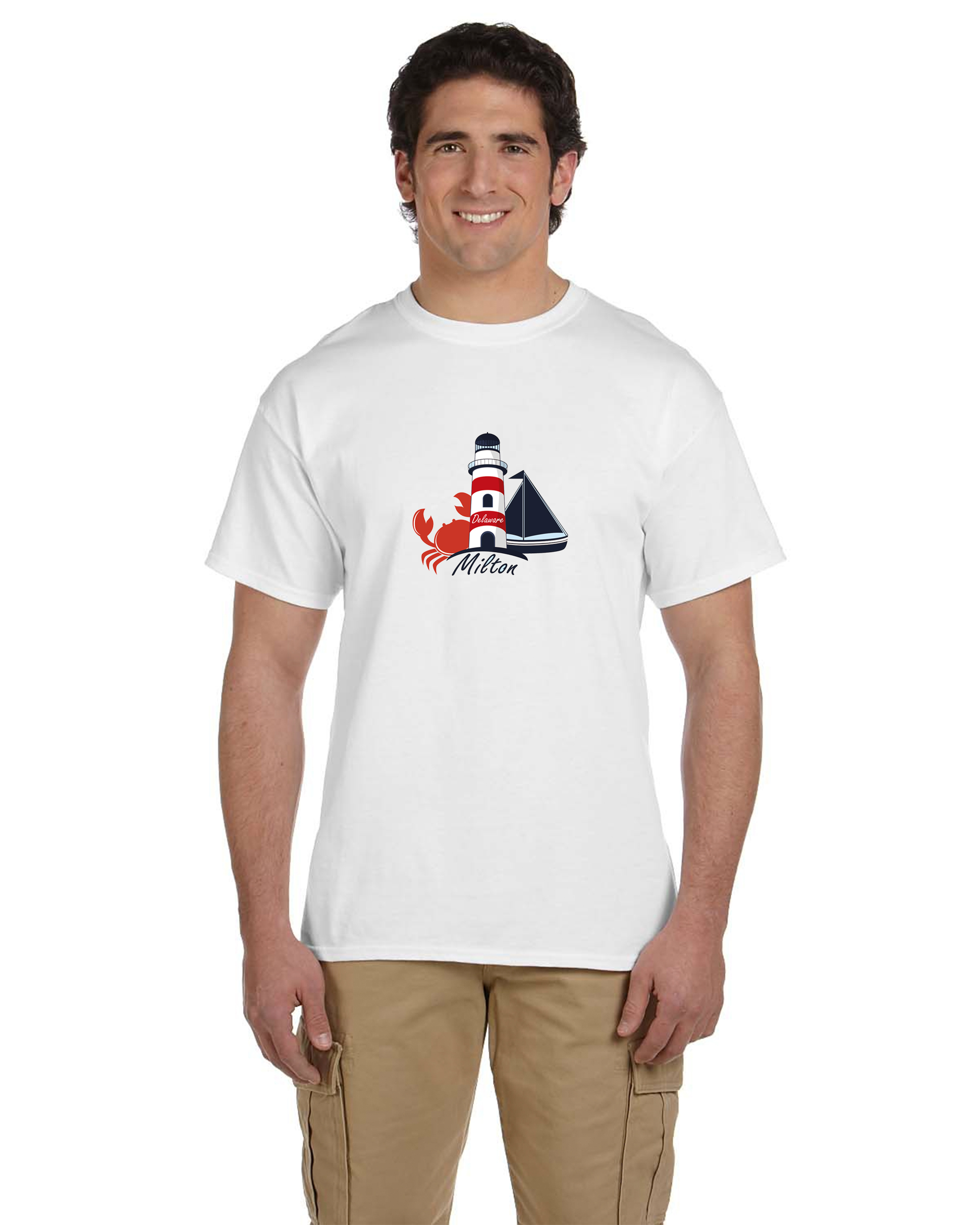 custom design of Hanes 5170 - EcoSmart® 50/50 Cotton/Poly T-Shirt
